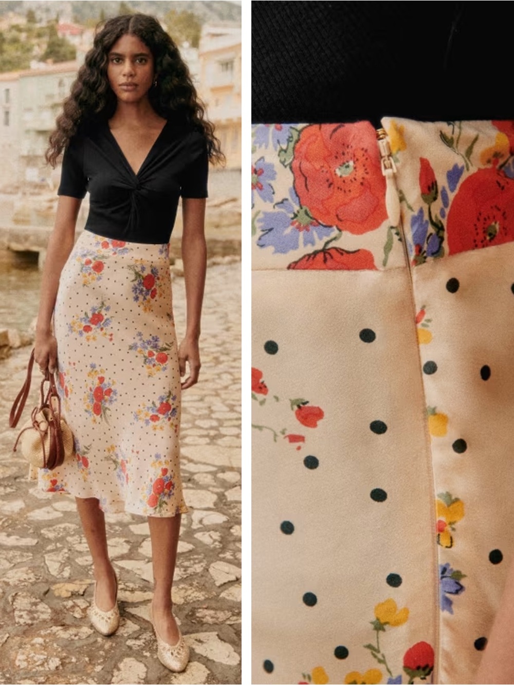Sezane - Sandy Skirt - Poppy - Picture 2 of 13